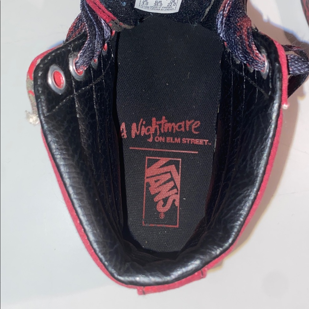 Vans Horror Nightmare on Elm Street Freddy Krueger- men’s 4.0 / women’s 5.5 - Picture 13 of 14